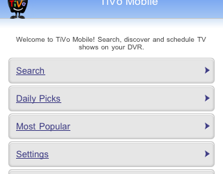 TiVo on the iPhone