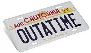 Back to the Future License Plate