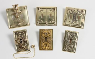 Jules Vernes Light Switch Plates