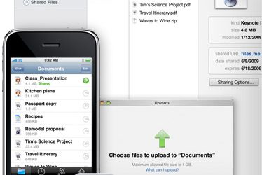 MobileMe iDisk Application for iPhone