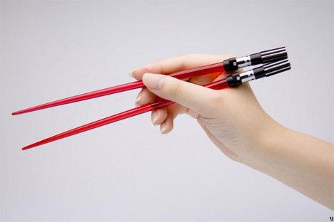 Lightsaber chopsticks