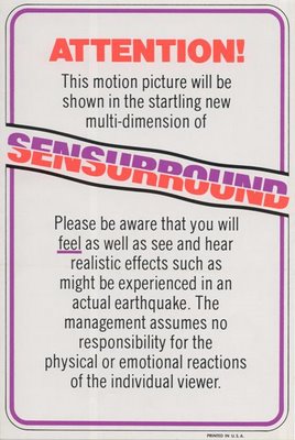 Earthquake Sensurround
