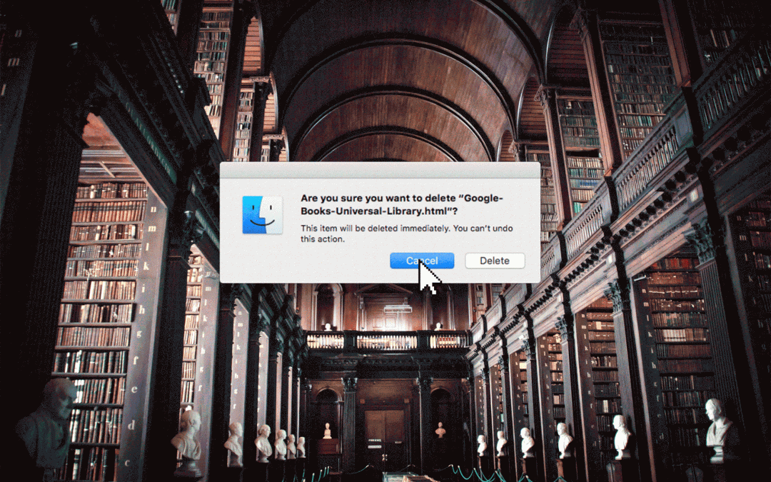 Delete the Library