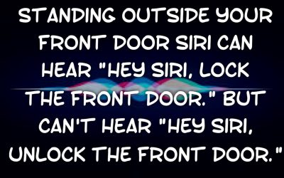 Siri, Lock the Door